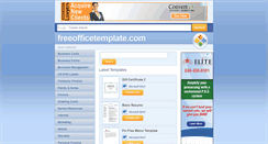 Desktop Screenshot of freeofficetemplate.com